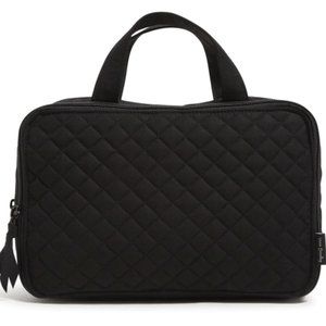 Vera Bradley Black Cotton Ultimate Travel Case NWT